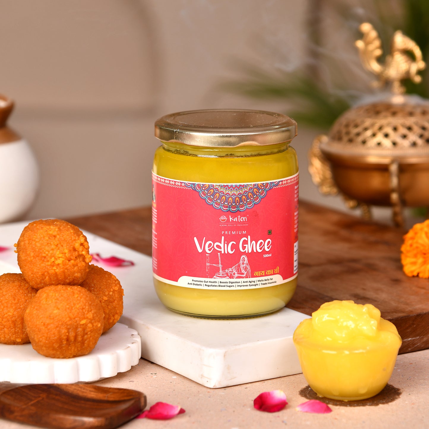 Pure Vedic Ghee | Traditional Bilona Ghee - Katori