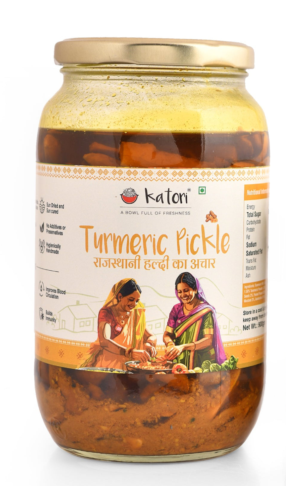 Traditional Homemade Haldi Pickle - Katori