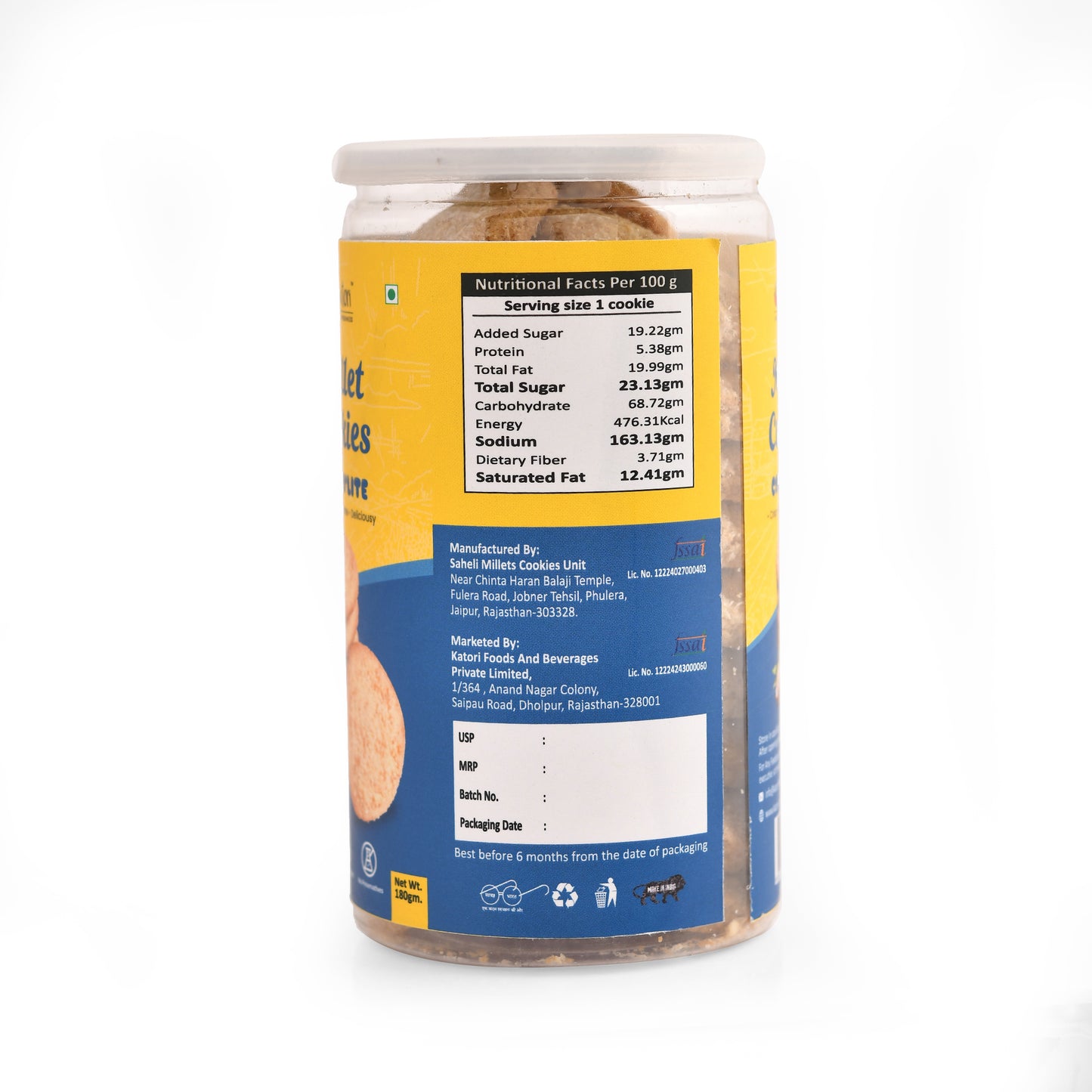 MILLET COOKIES COCO D'LITE