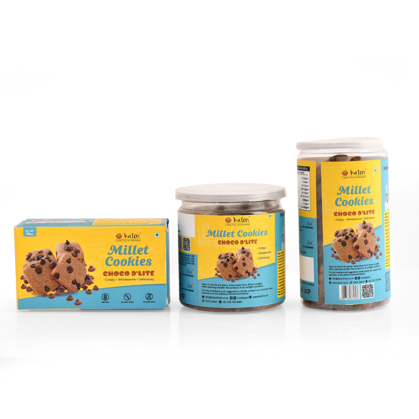 MILLET COOKIES CHOCO D'LITE