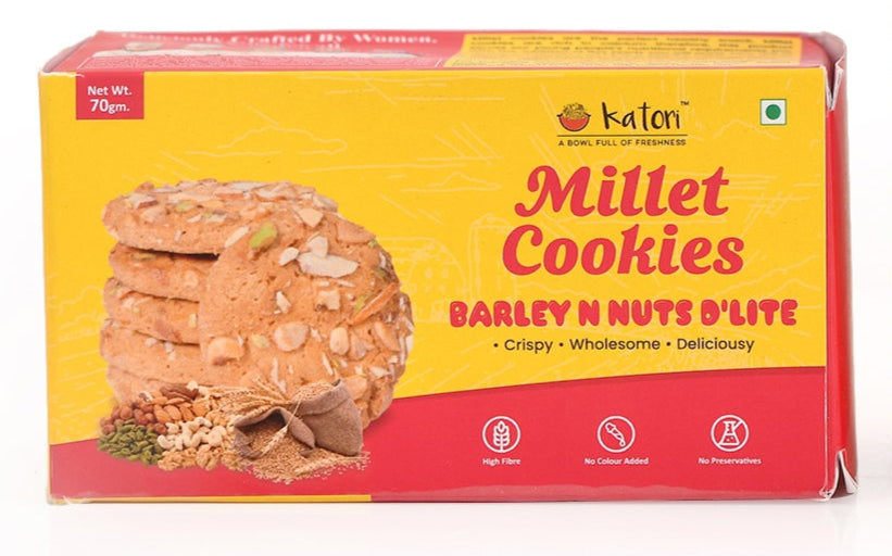 MILLET COOKIES BARLEY N NUTS D'LITE