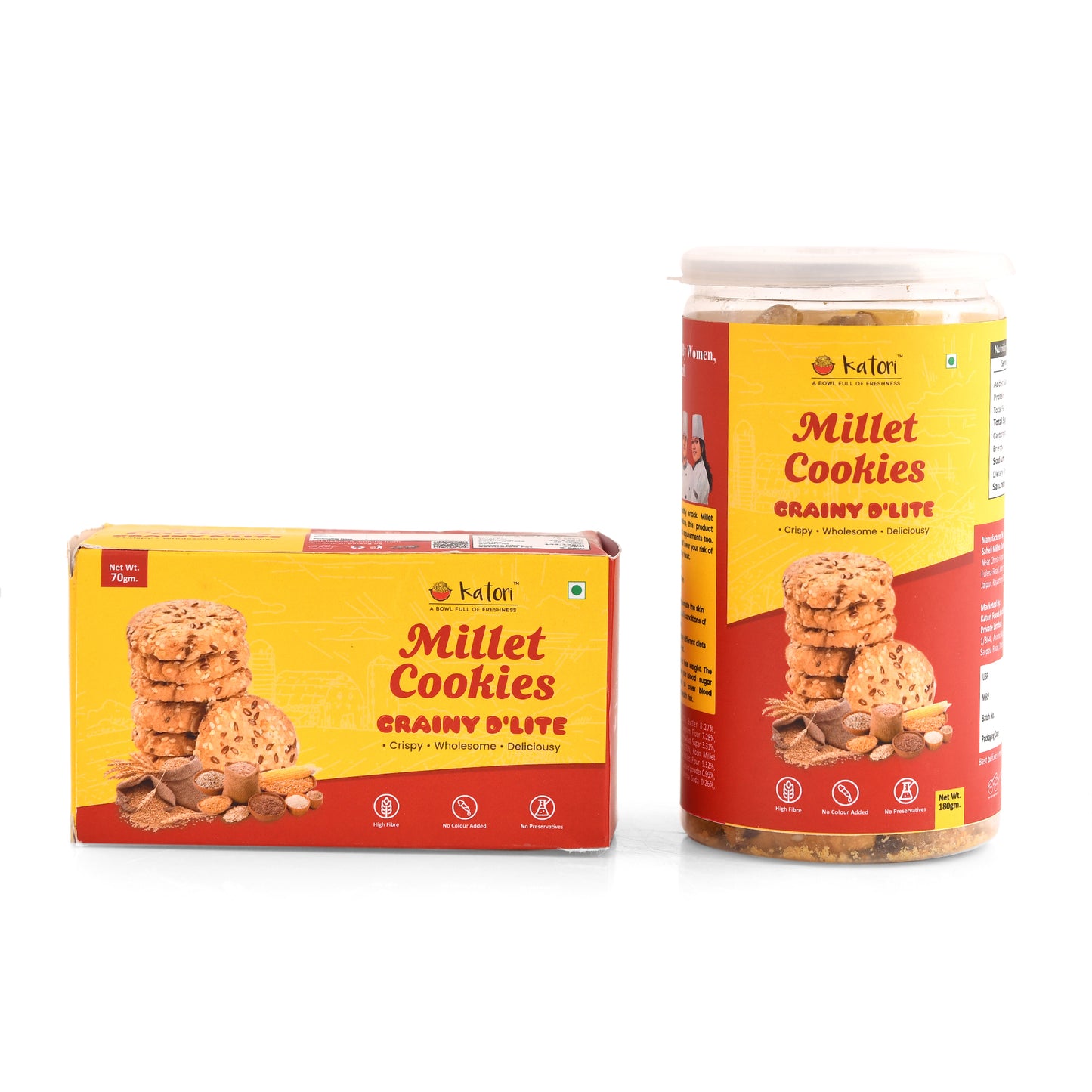 MILLET COOKIES GRAINY D'LITE